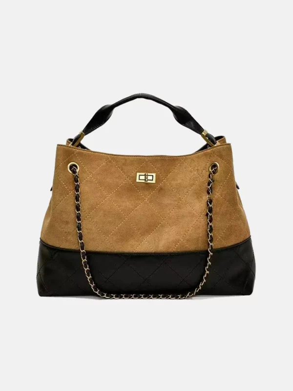 456uy64u6u SUEDE TOTE BAG